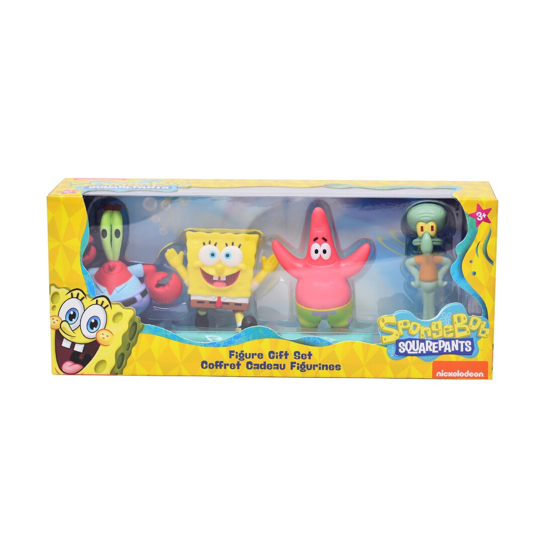 Legend Toys SpongeBob SquarePants Mini Figures 4-Pack &#x2013; Collectible Nickelodeon Toy Set-  Officially Licensed