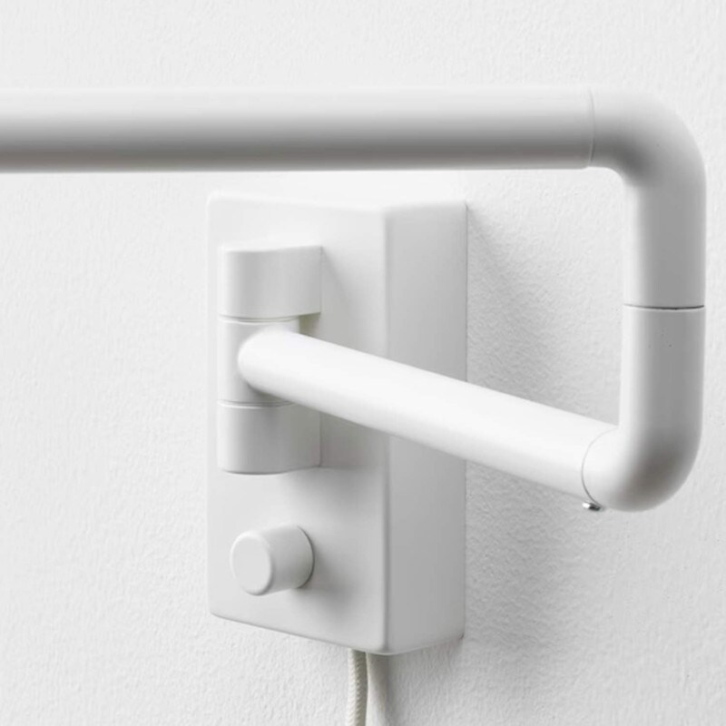 Wall Lamp with Swing Arm Adjustable Dimmable Light
