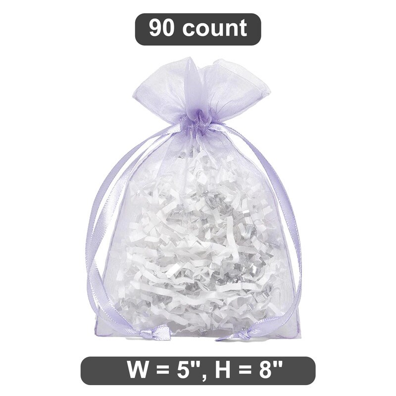 Mini 5&#x201D; x 8&#x201D; Organza Bags Simple Gift Packaging
