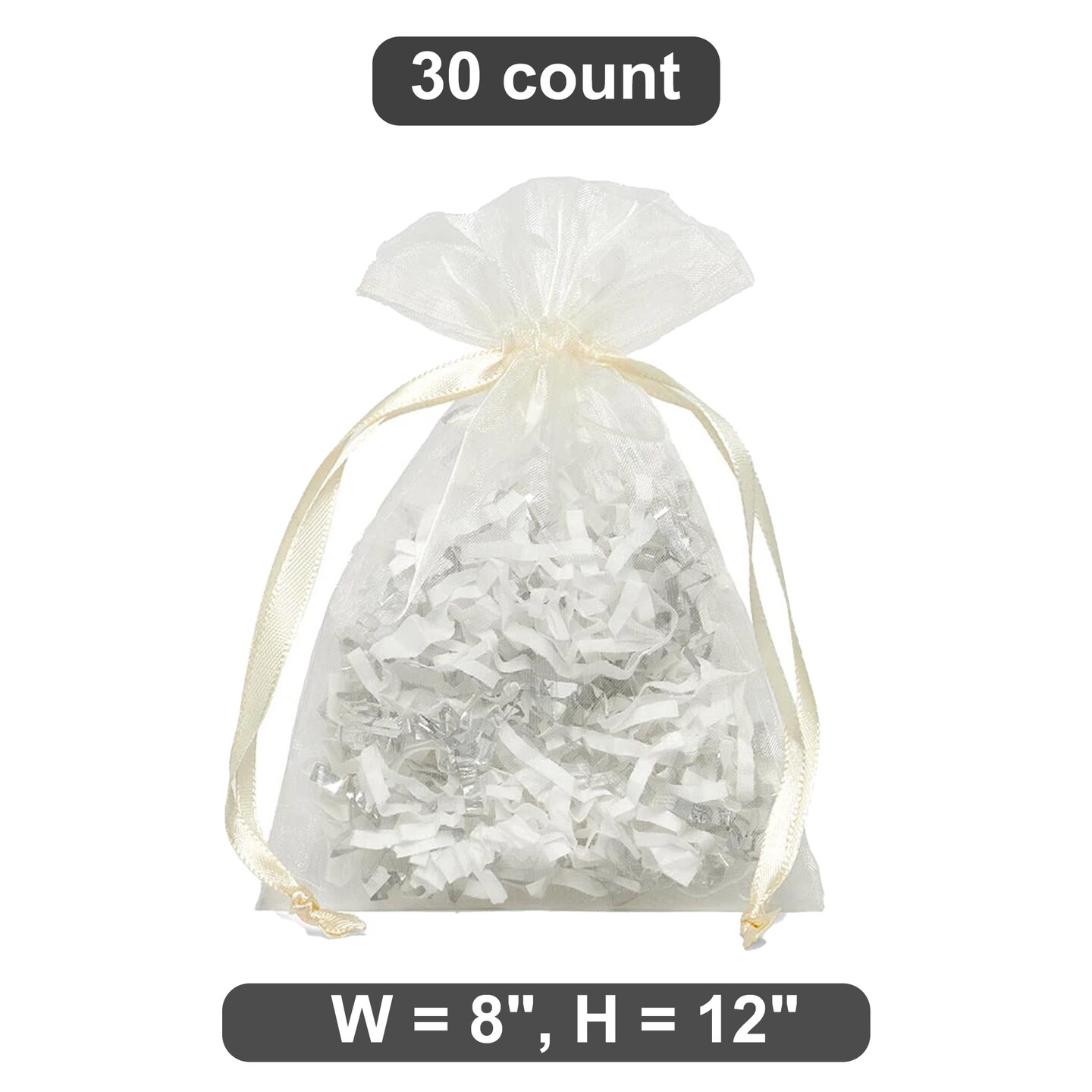 8&#x22; x 12&#x22; Organza Bag Perfect for Seasonal Gifts