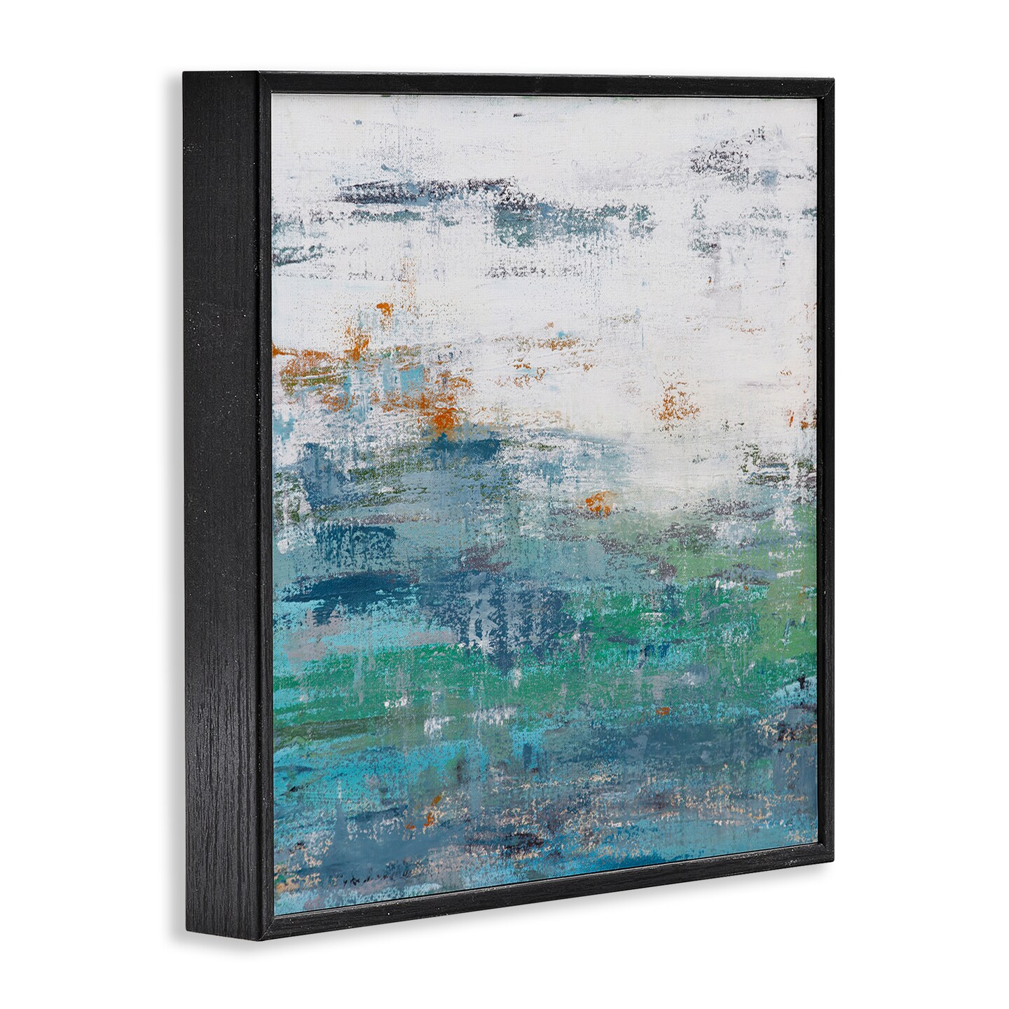 Stupell Industries Distressed Paint Gradient Framed Giclee Wall Art Design by Hilary Winfield