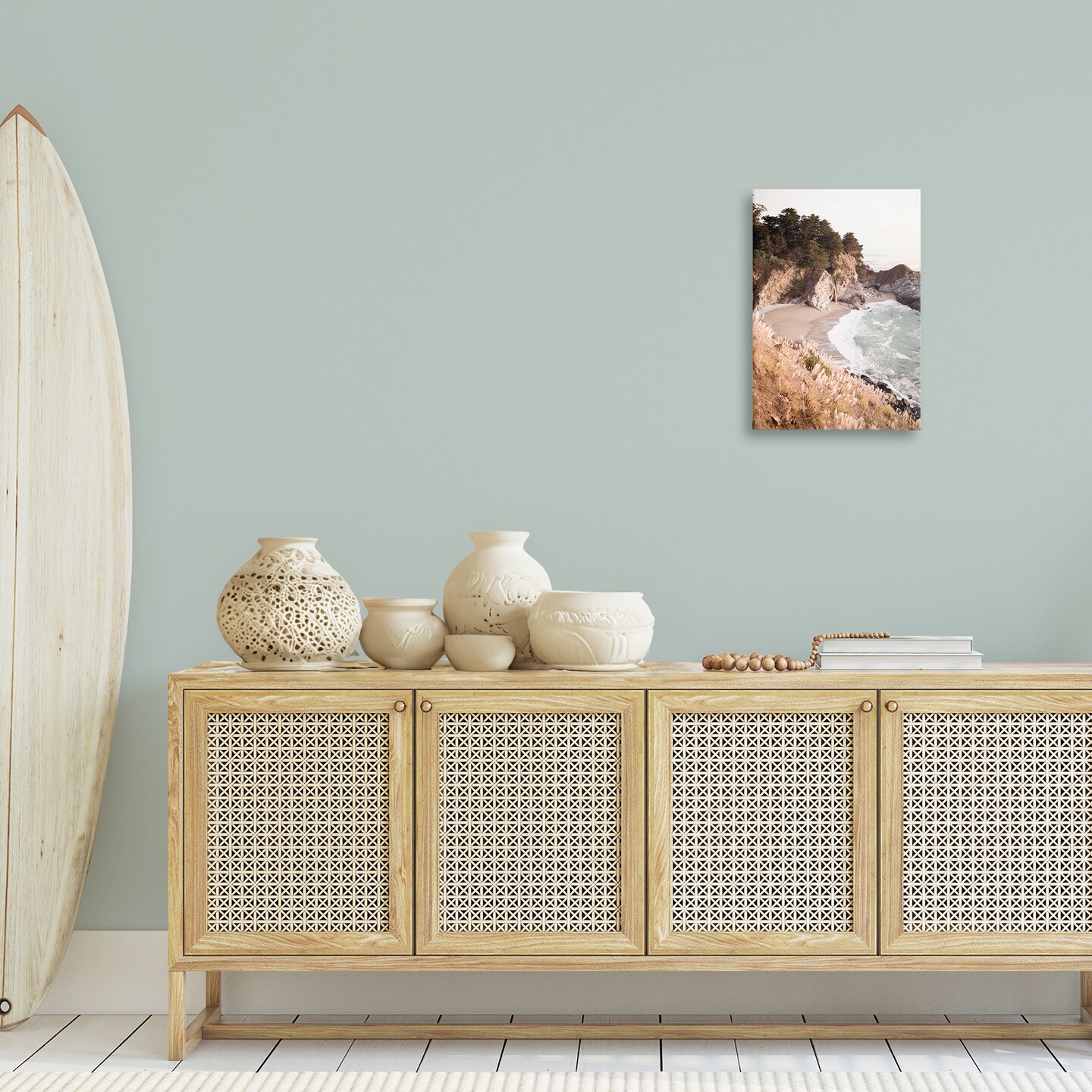 Stupell Industries Rugged Rocky Cove Canvas Wall Art Design by Sisi and Seb