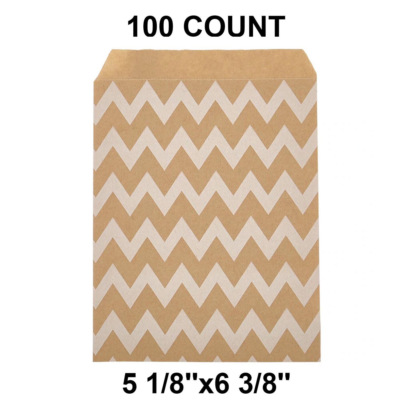 Eco-Friendly White Paper Merchandise Bags 5 1/8&#x22; x 6 3/8&#x22;