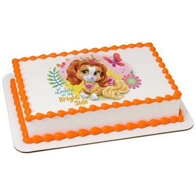 8&#x22; Round - Palace Pets Teacup - Edible Cake/Cupcake Party Topper!!!