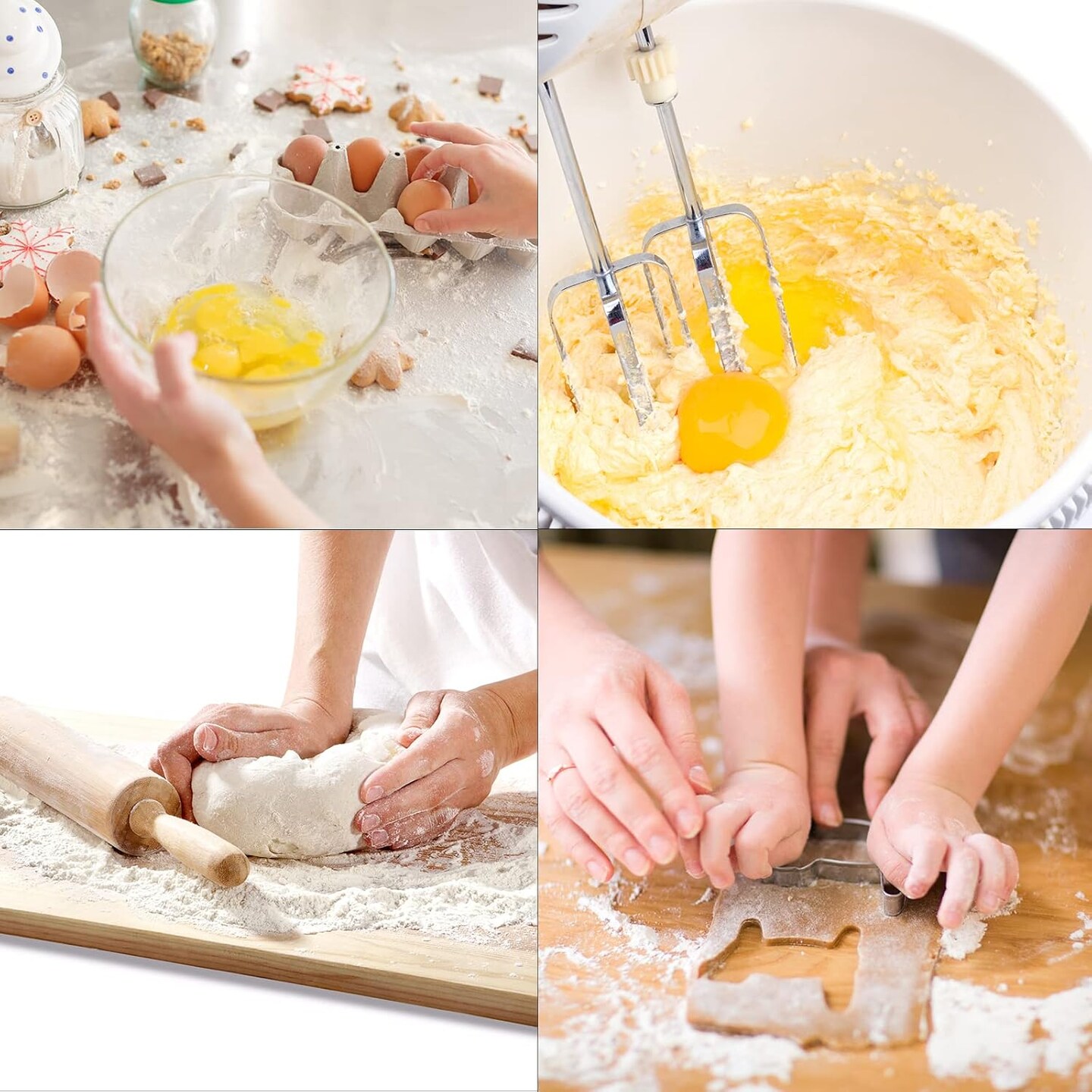 12 Piece Heart Shaped Cookie Cutter Set Stainless Steel for Valentine's Day