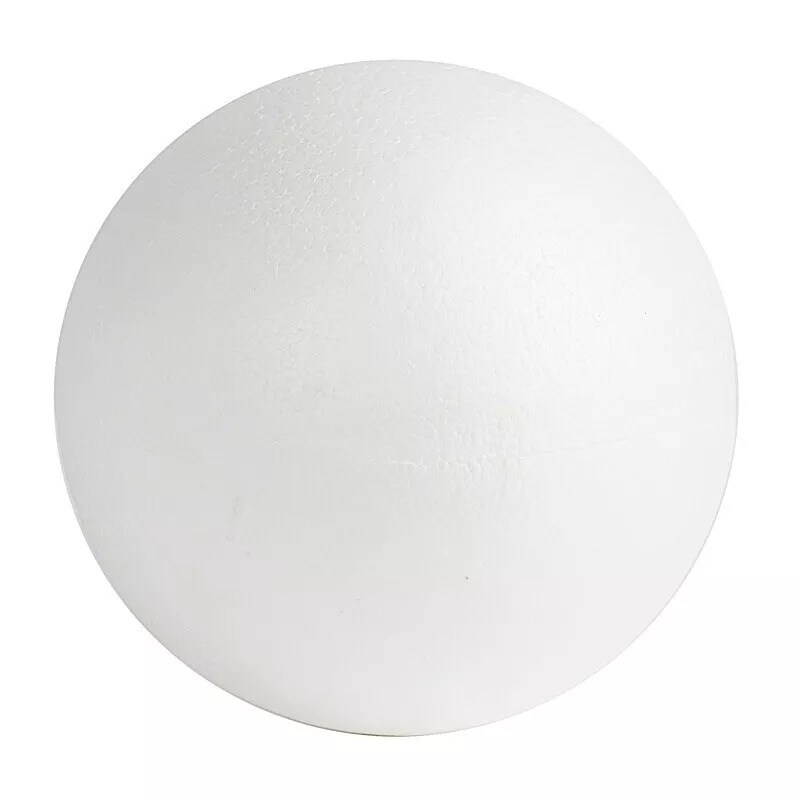 2 pcs 10" White Foam BALLS Wedding Party Art Craft DIY Decorations Supplies