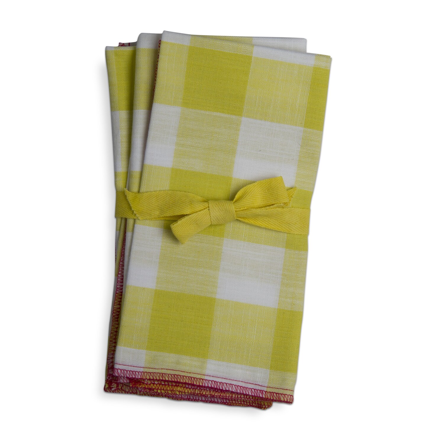 Gingham Napkins Set Of 4 Cotton Plaid Design For Home Table Decor