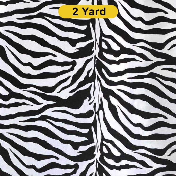Flocking Velvet Zebra on Taffeta Fabric 60&#x22; Wide for Curtains, Apparel &#x26; Costumes