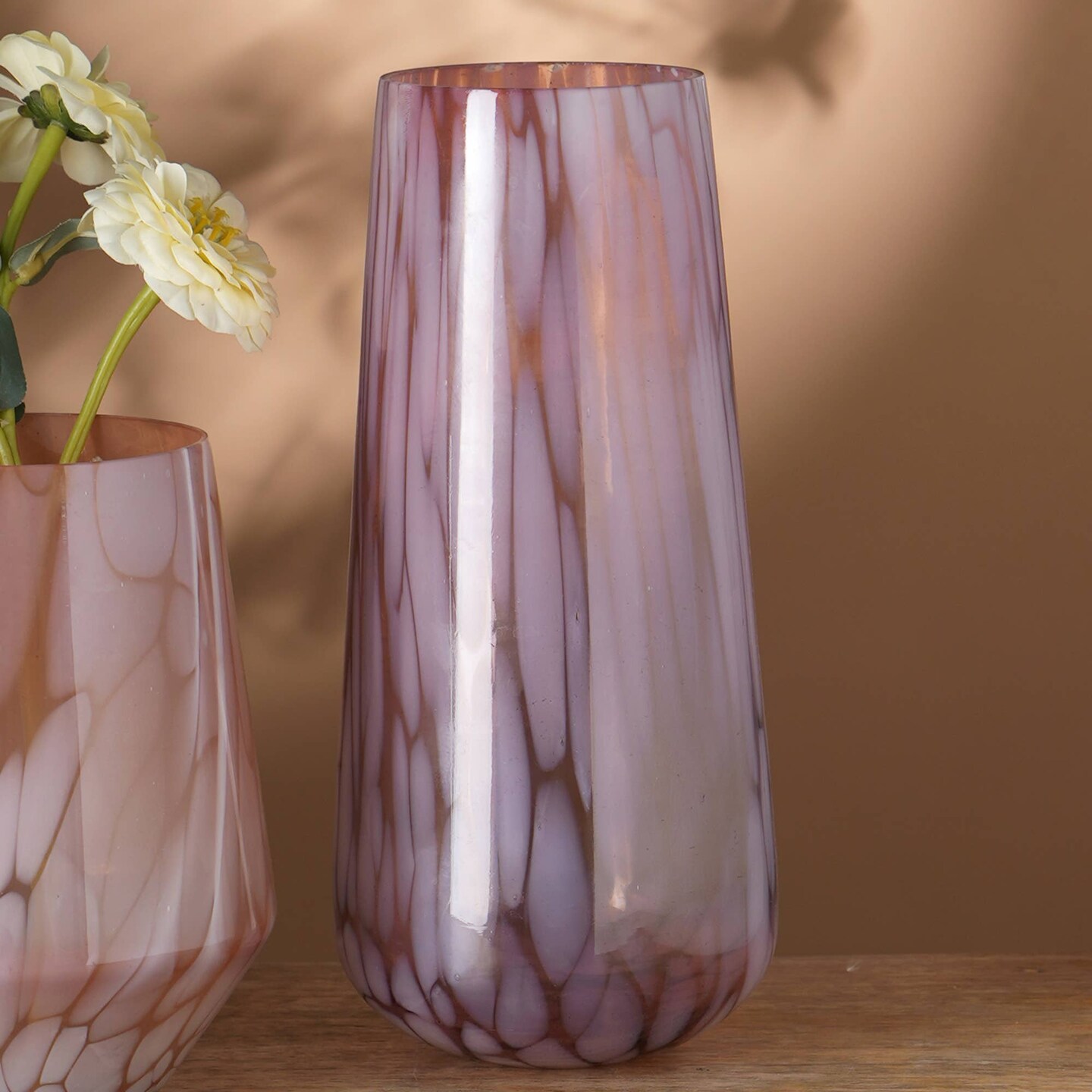 Decorative Elegant Hurricane Glass Vase - 12&#x22; Height - Timeless  Decor Piece