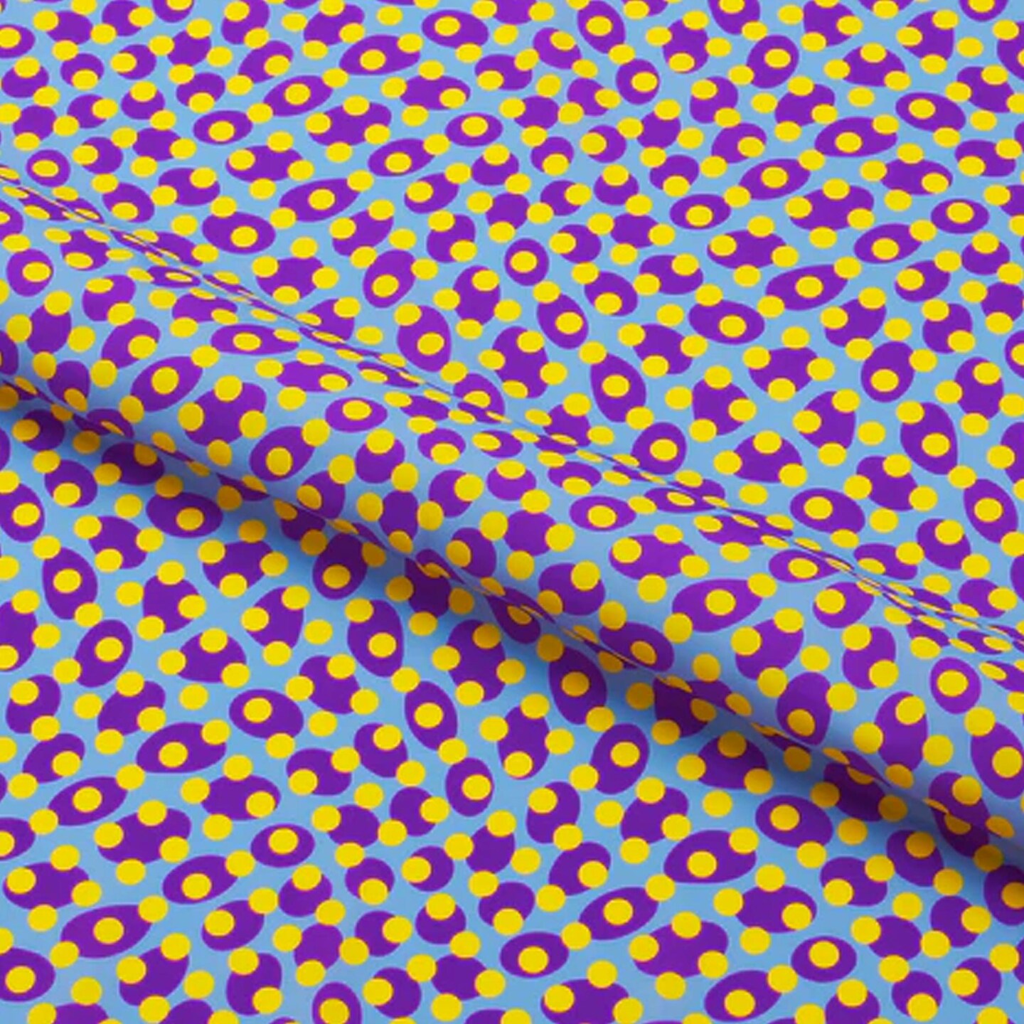 82% Nylon & 18% Spandex Lava Lamp Dots Printed Spandex Fabric 55/56” Width