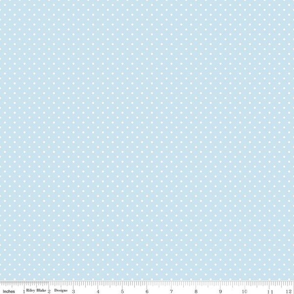 Swiss Dot in Boy Blue (c670-boyblue) | Swiss Dot | Riley Blake Designs | Riley Blake
