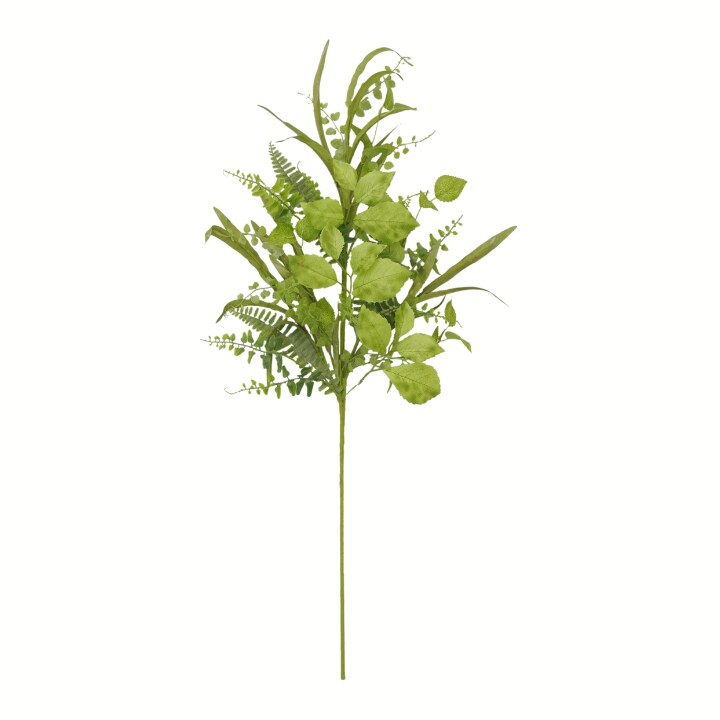 33&#x27;&#x27; Plastic Mixed Fern Spray - Realistic Greenery for Decor