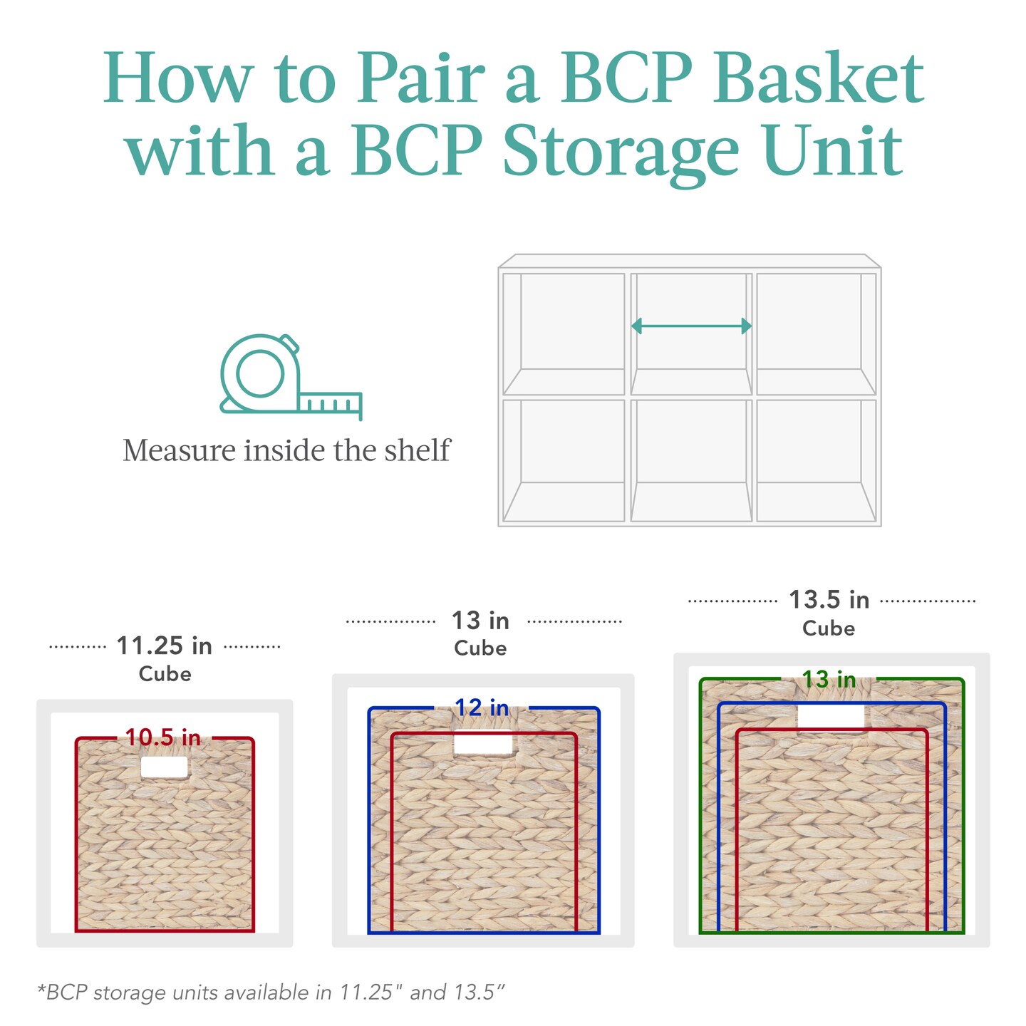 Best Choice Products 12x12in Hyacinth Baskets, Set of 5 Multipurpose Collapsible Organizers w/ Inserts