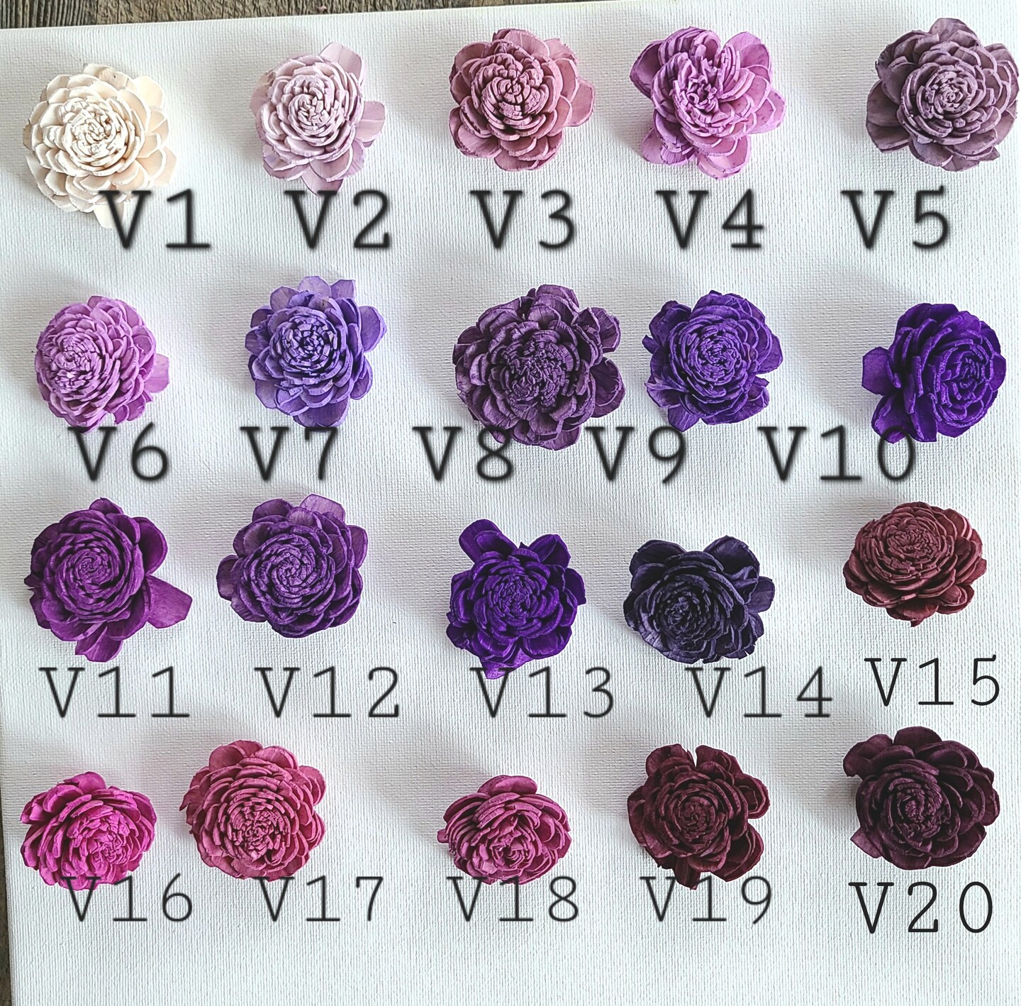 トライアルセット・サンプル Flowers Sola Wood Flower Sample Pack | MakerPlace by Michaels