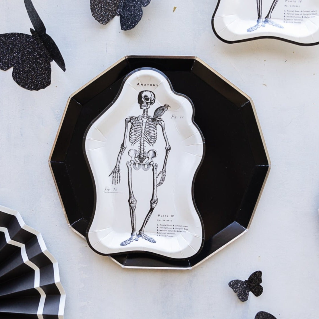 ELEGANT SKELETON SHAPED PLATE