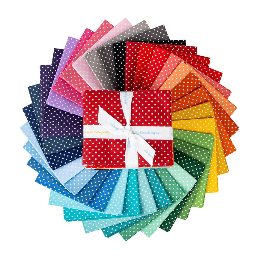 Swiss Dot Fat Quarter Bundle by Riley Blake Designs for Riley Blake (FQ-670-33)