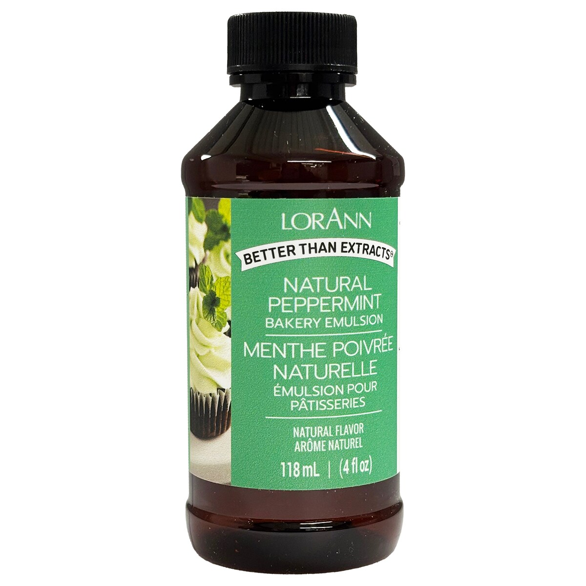 LorAnn Oils Natural Peppermint Bakery Emulsion, 4 ounce