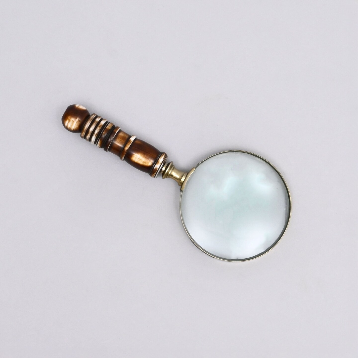 Magnifying Glass with Brown Resin Handle