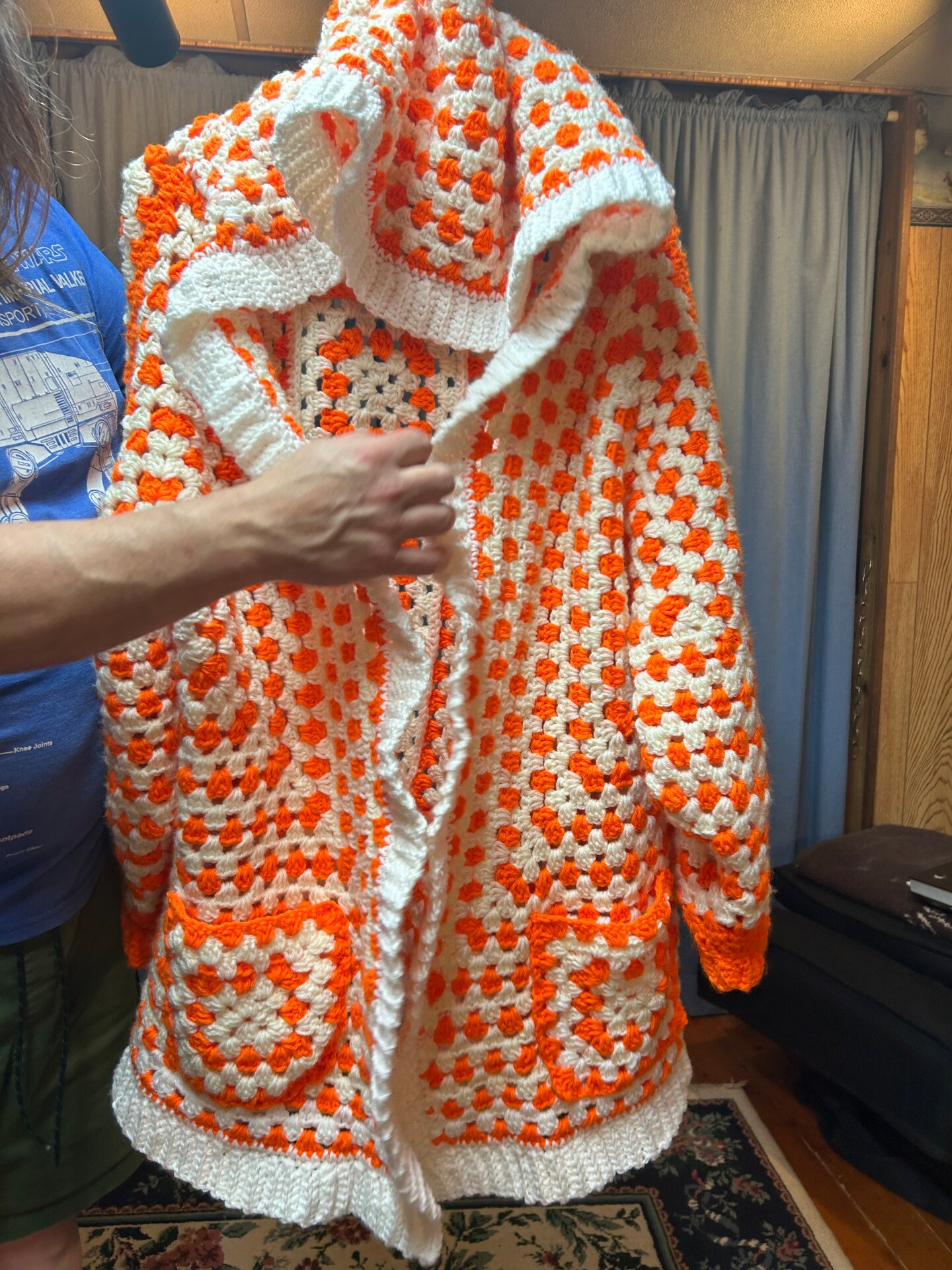 Dutton Hoodie Crochet Mens Hoodie Pattern Jacket Easy Cardigan