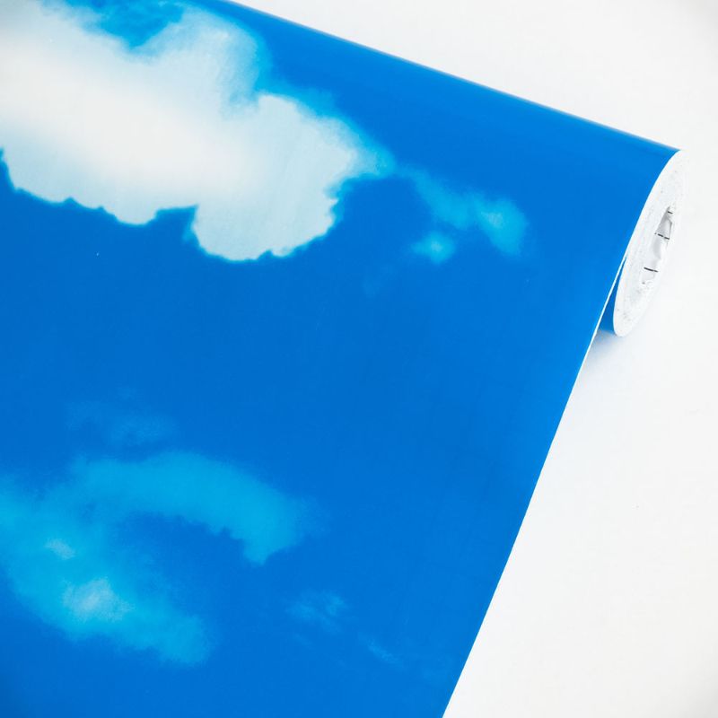 Blue Sky Peel and Stick Wallpaper Roll for Home Walls and Furniture