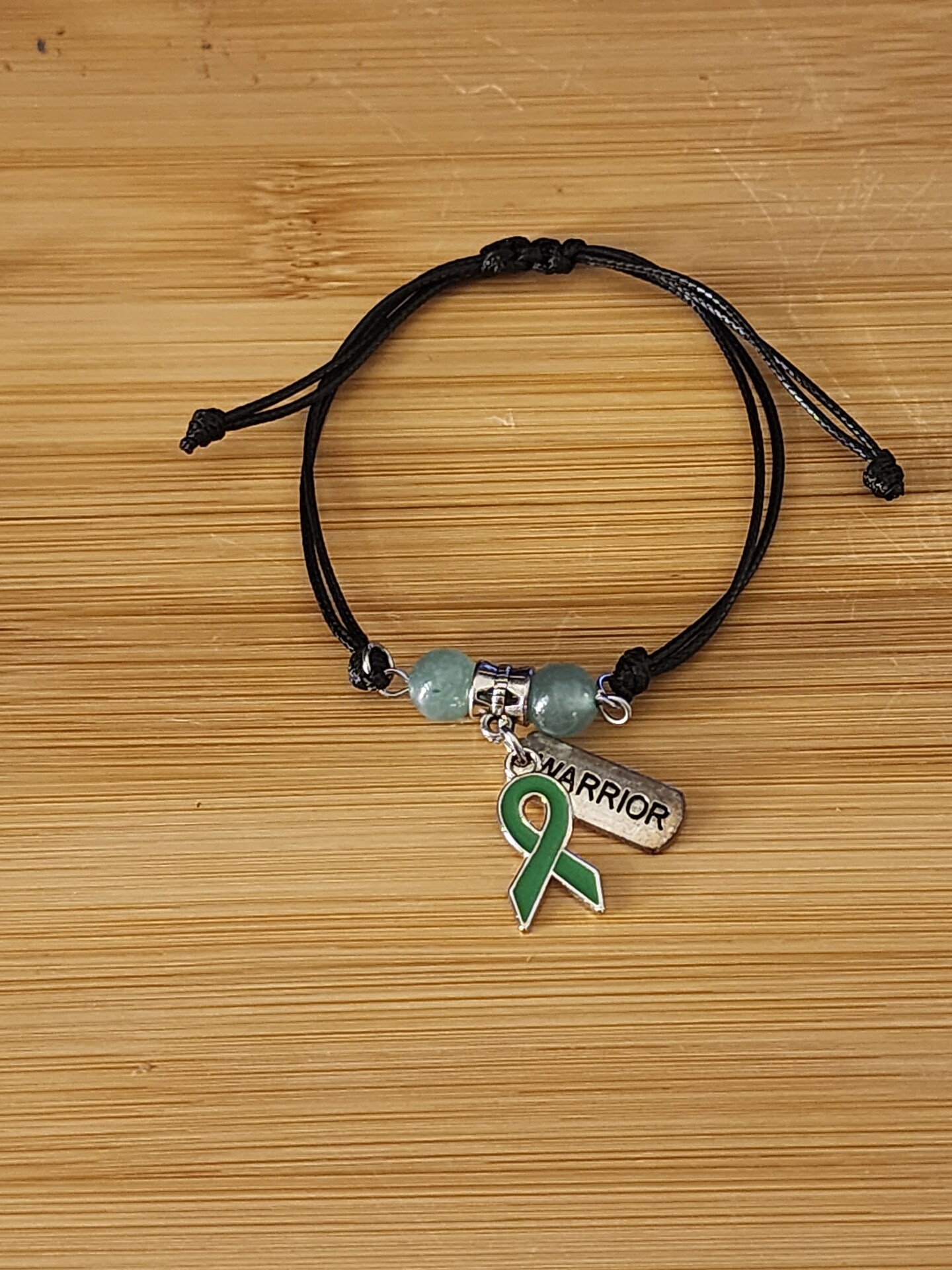 Mitochondrial Disease Awareness Braided Waxed Cord Bracelet