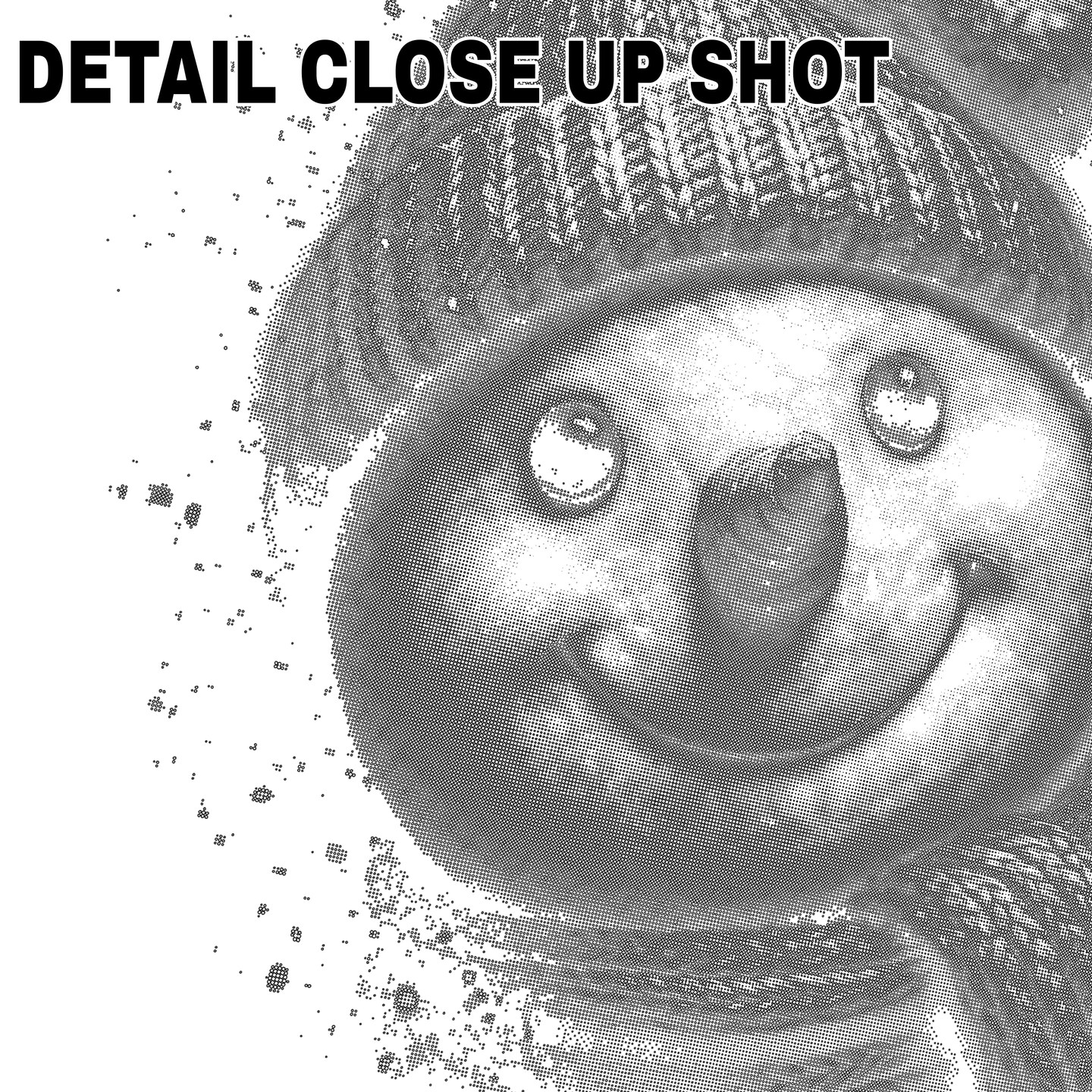 Christmas DTF Transfer - Halftone Snowman Winter Hat Ready to Press