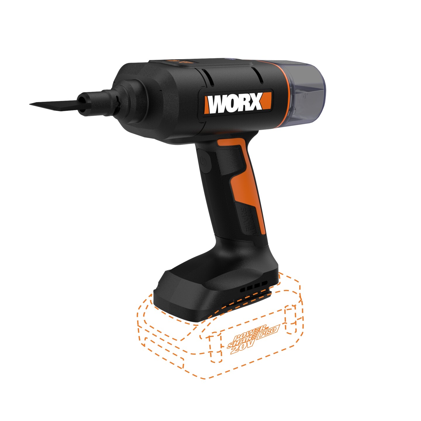 Worx WX770L.9 20V SteamStorm™ Cordless Handheld Steam Cleaner (Tool Only)
