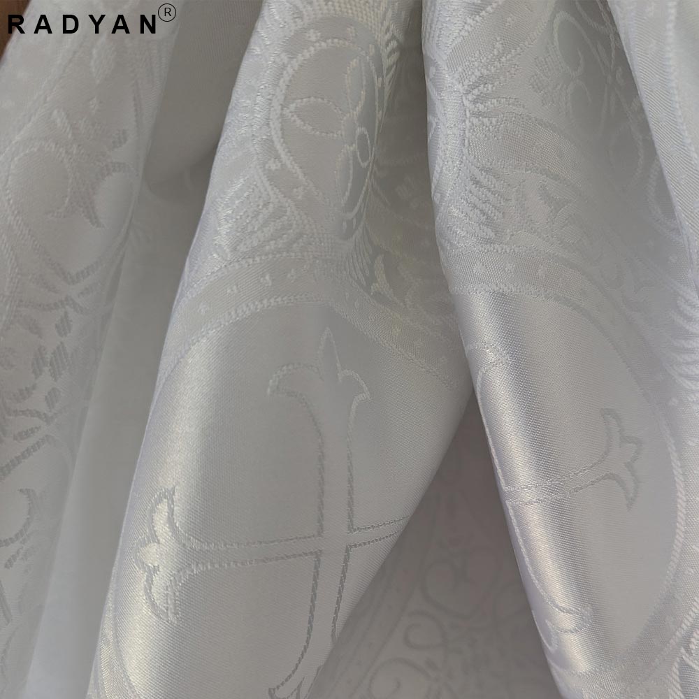 1 Yard Matte Church Cross Brocade Fabric for Apparel Projects 58 59 Inch Width