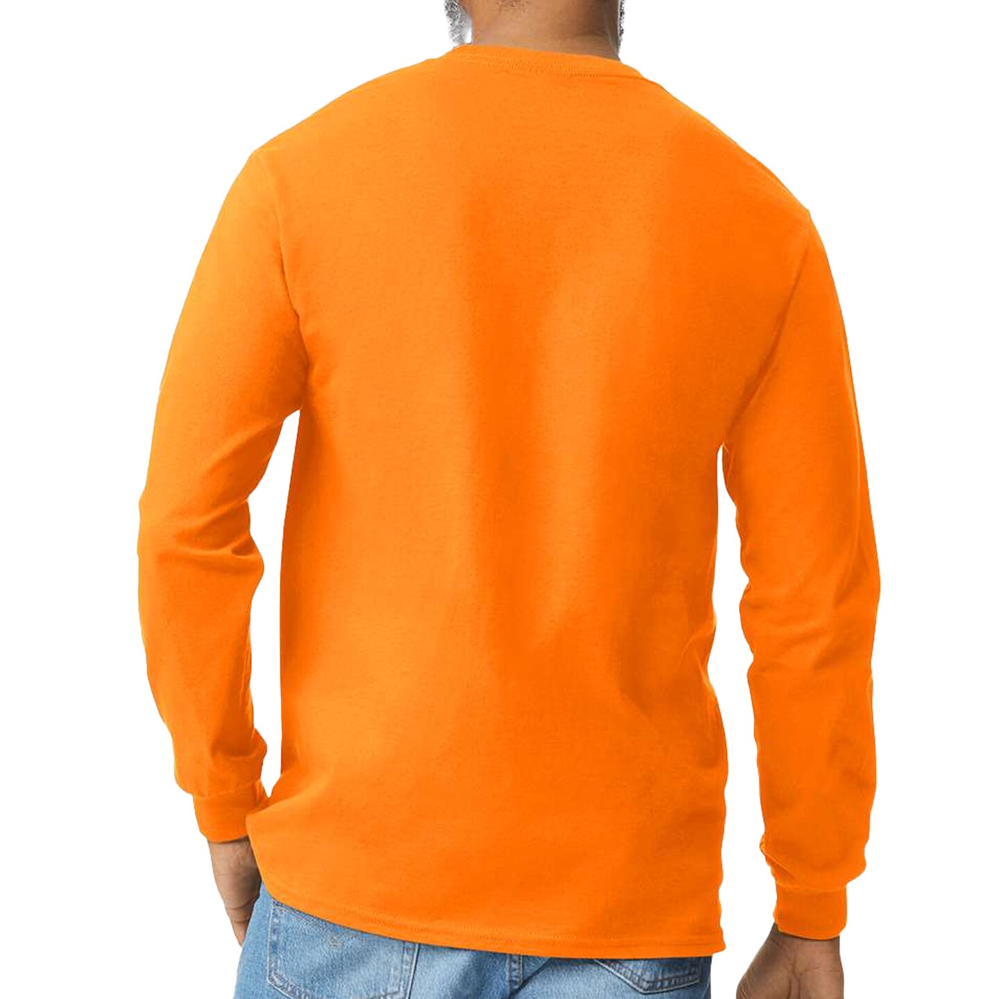 Gildan Ultra Cotton Long Sleeve Pocket T-Shirt, Durable Adult Pullover