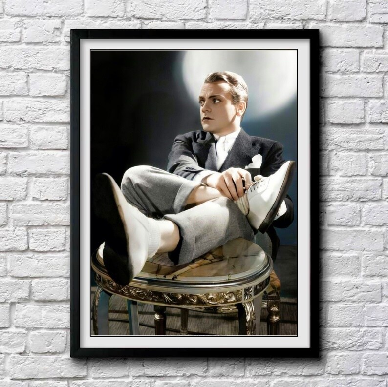 James Cagney studio portrait c. late 1920's, color, multiple sizes