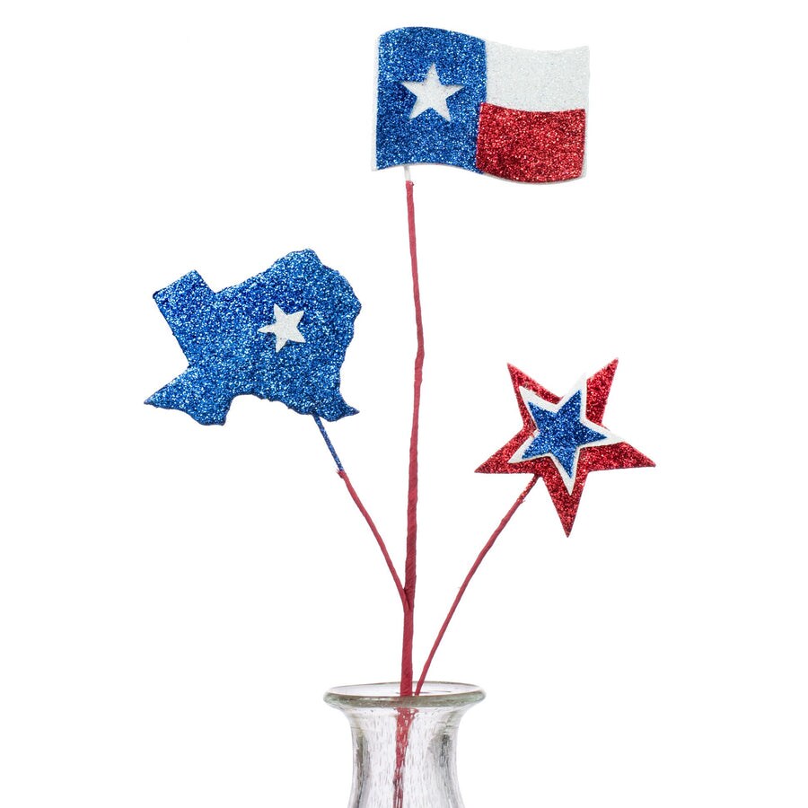 25&#x22; Texas Patriotic Pick