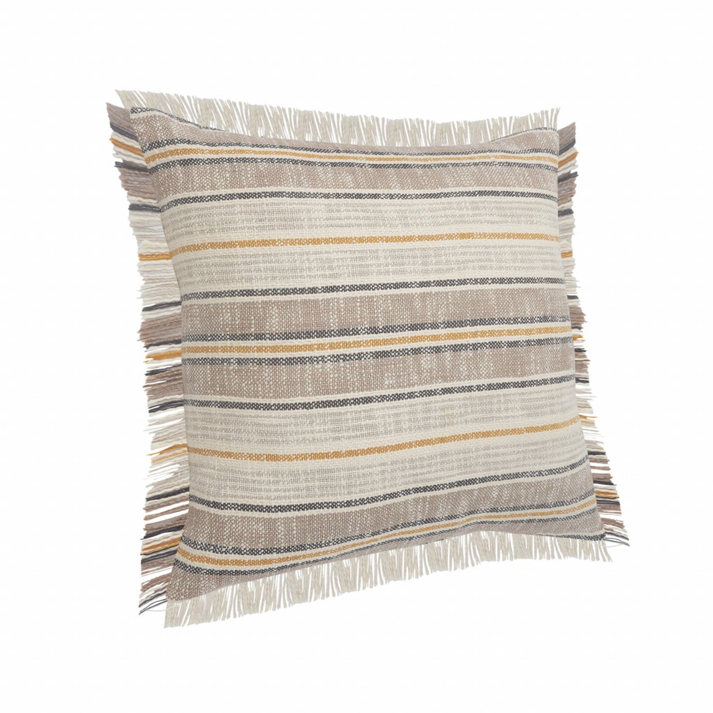 Edge Collections - 20" x 20" - Multi - Fashionable Striped Decorative Pillow - 1 Piece