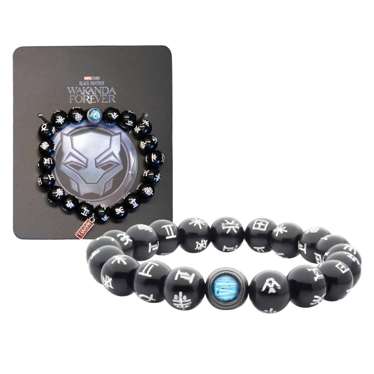 Marvel Black Panther: Wakanda Forever King T'Challa Kimoyo Acrylic Bead Bracelet