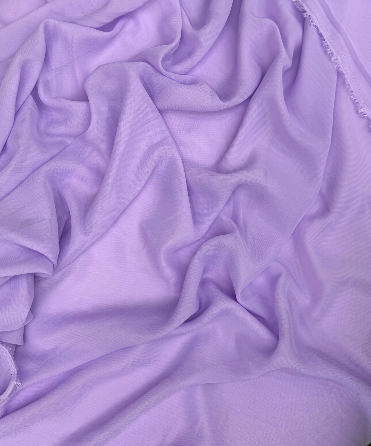 Lavender Matte Chiffon Fabric by the Yard, 58" Wide Lightweight Sheer Draping Fabric for Chuppah, Wedding Arch, Table Runner
