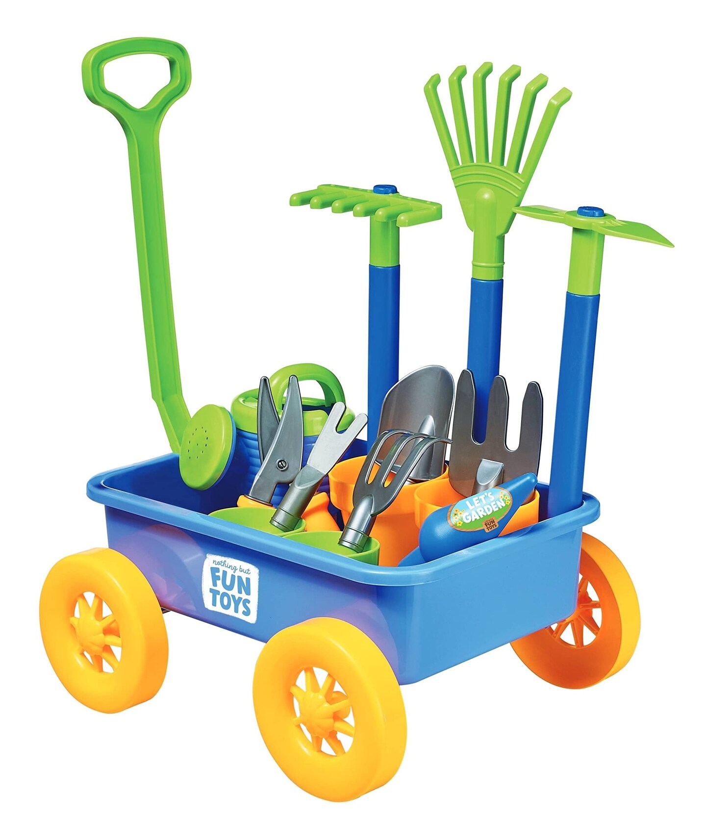 Nothing But Fun Toys Let's Garden Wagon Playset Designed for Children Ages 2+ Years, 201706