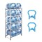 Gallon Water Jug Holder,Double Row Rack for Bottles Silver, Color ...