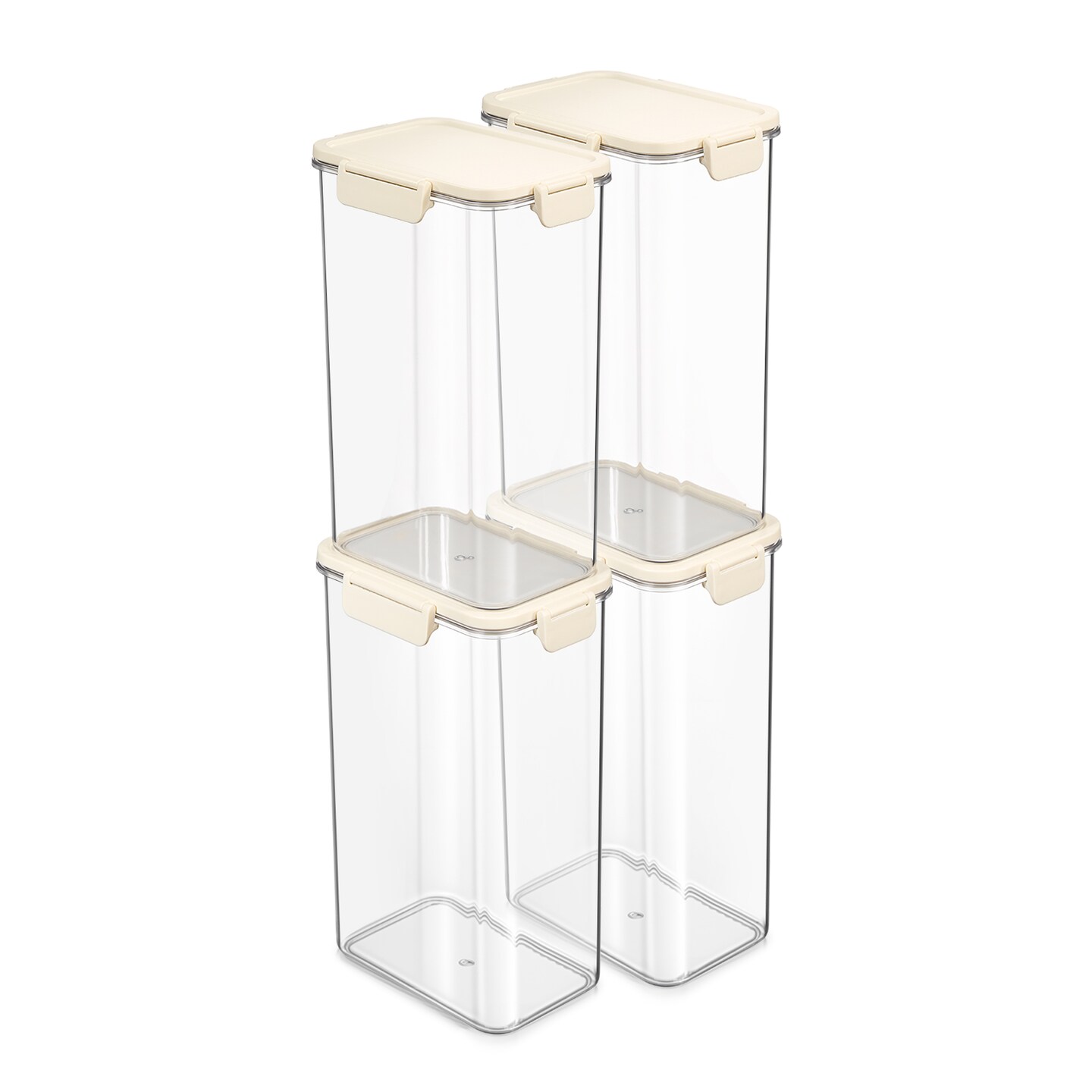Sorbus Airtight Stackable Food Container – Clear Pantry Canister