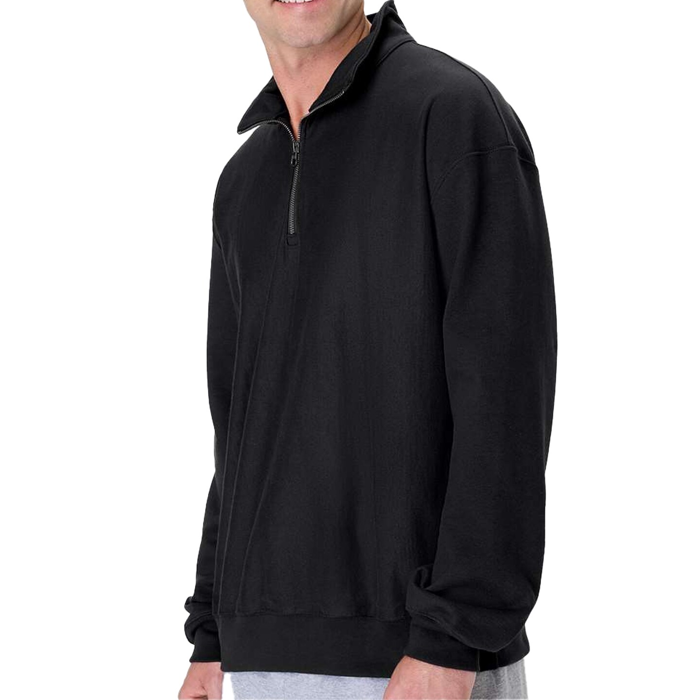 Hanes Beefy Men’s Heavyweight Quarter-Zip Sweatshirt, Crafting Blank