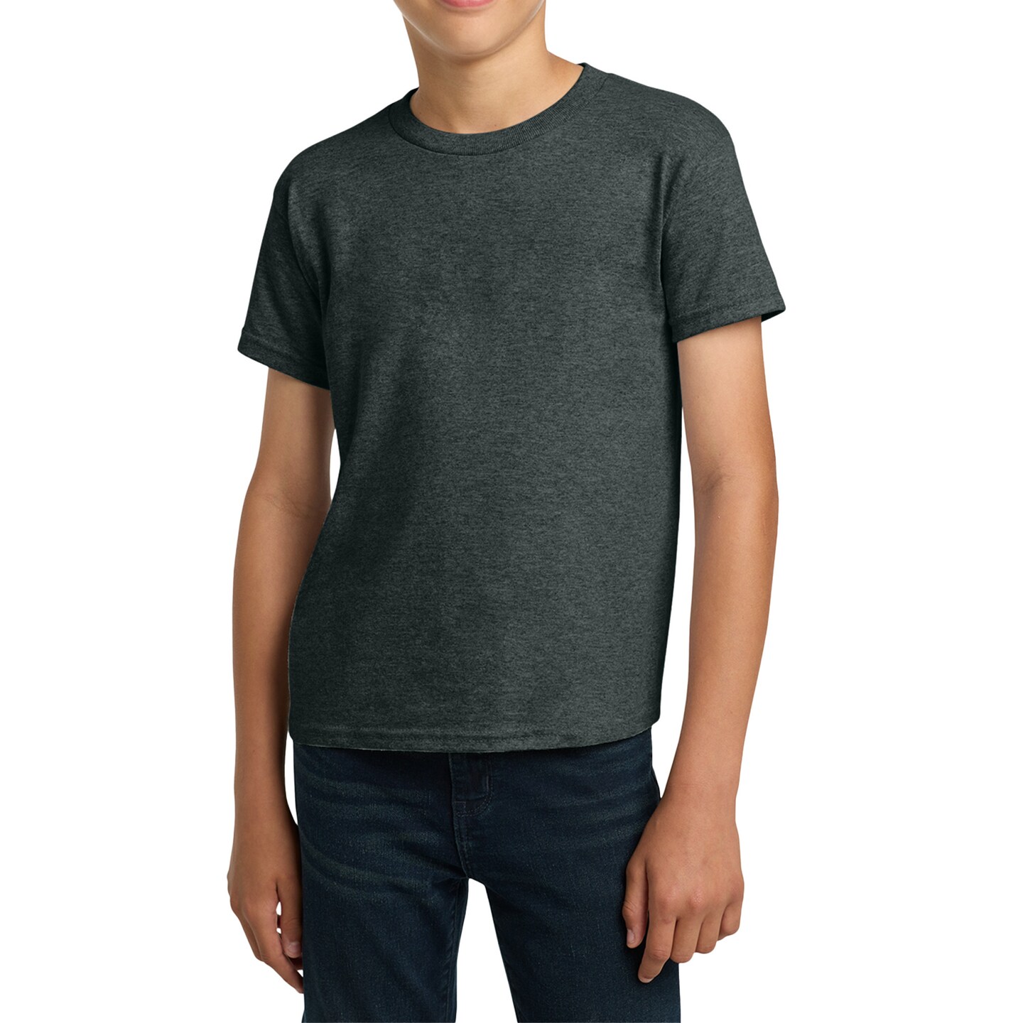 Gildan Youth Heavy Cotton T-Shirt, Plain Short Sleeve Craft & Print Ready