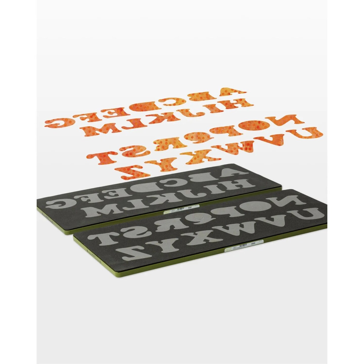 AccuQuilt GO! Carefree Alphabet Uppercase Die Set | Appliqué Letter Quilting Dies (2-Die Set)