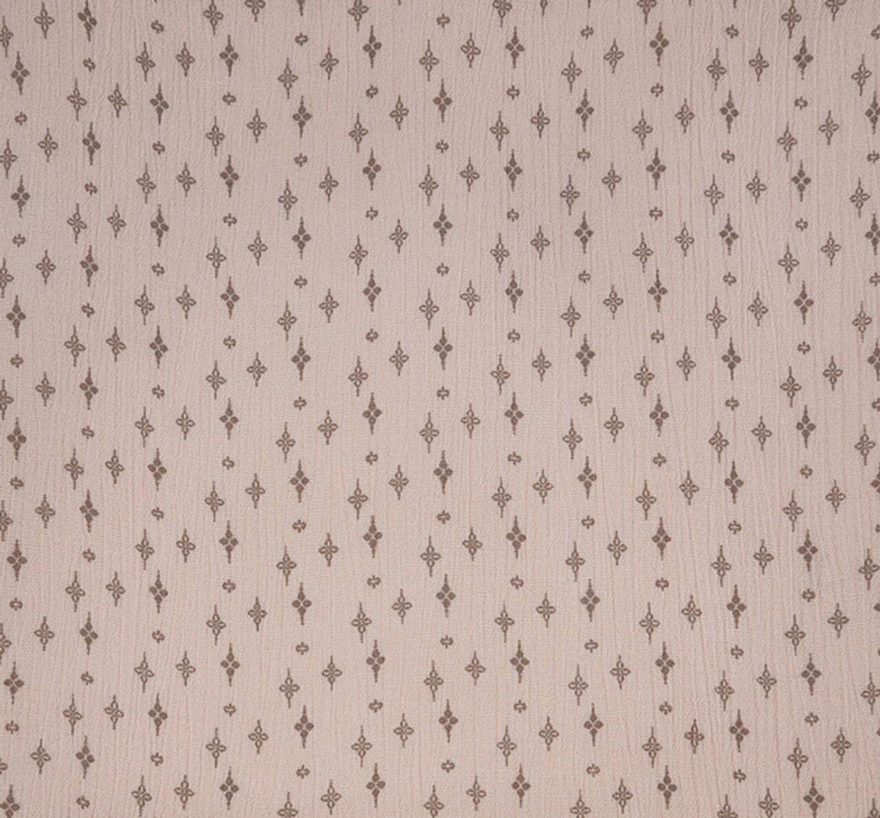 1 Yard 50/52&#x22; Vanilla Taupe Rayon Crinkle Fabric Lightweight 125 GSM Crepon Material for Fashion Sewing