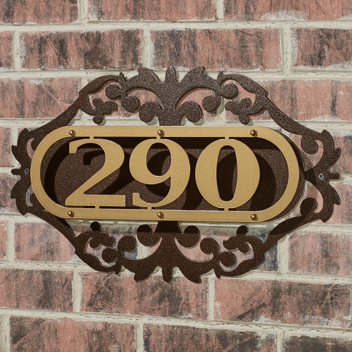 LaRoyal House Number Address Wall Plaque | Horizontal 1-5 House Numbers ...