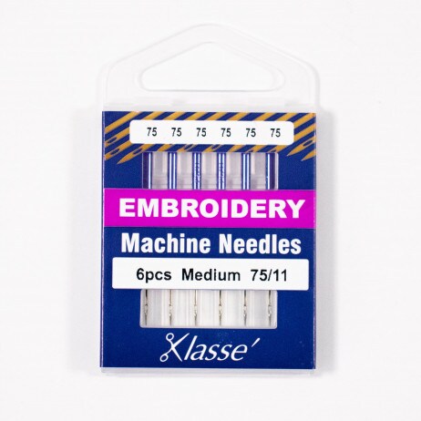 KLASSÉ® -- Embroidery -- 75/11 -- Home Sewing Machine Needles (130/705 H)