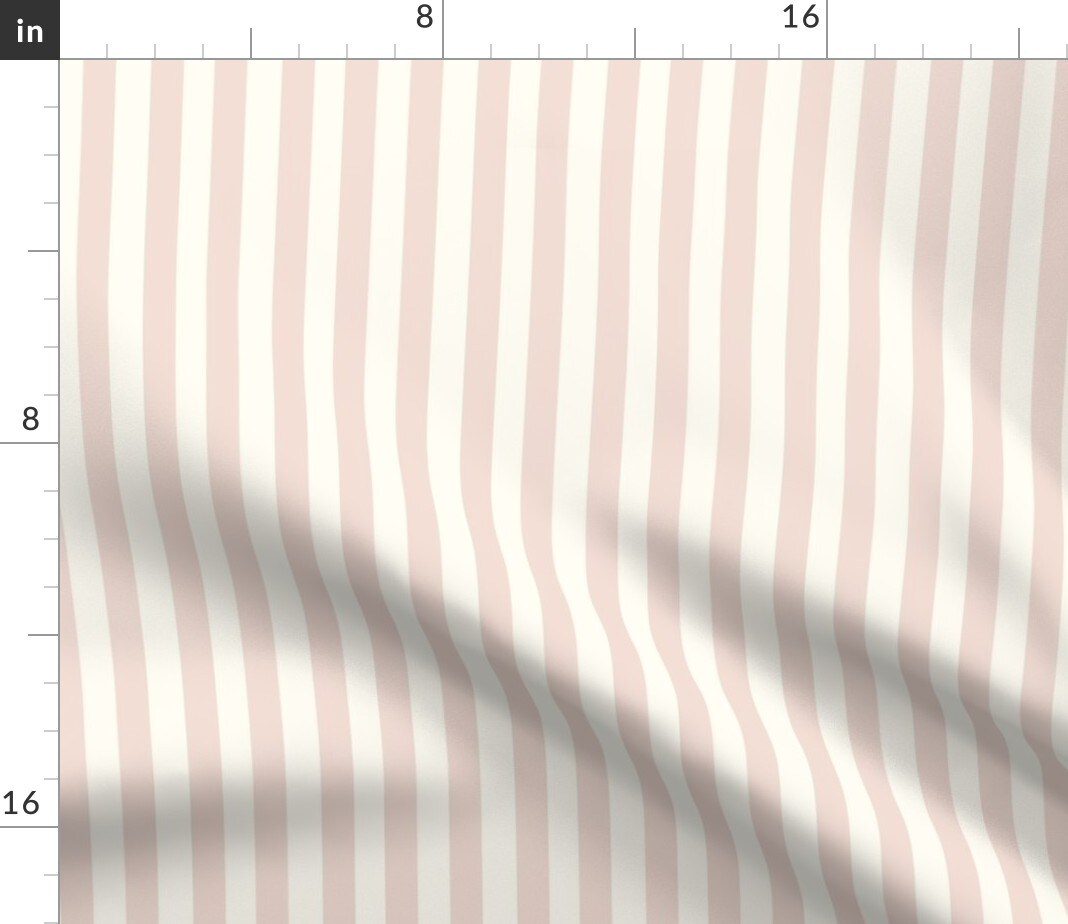 Farmhouse Spring Cottagecore Stripe Country Rustic Cottage Pinstripe Coordinate Blender Modern Farmhouse French Country Pink Boho Retro Classic Custom Printed Fabric by Spoonflower Various Fabrics by the Yard or Fat Quarter