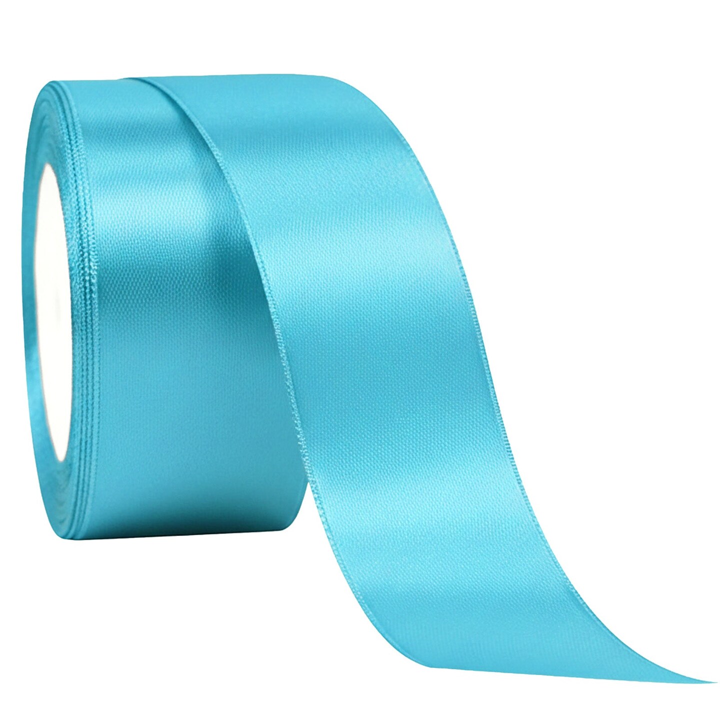 Wrapables 1.5 Inch x 25 Yards Satin Ribbon for Gift Wrapping, Weddings, Floral Bouquets, Bow Making, Party Decorations, DIY Crafts, Sky Blue