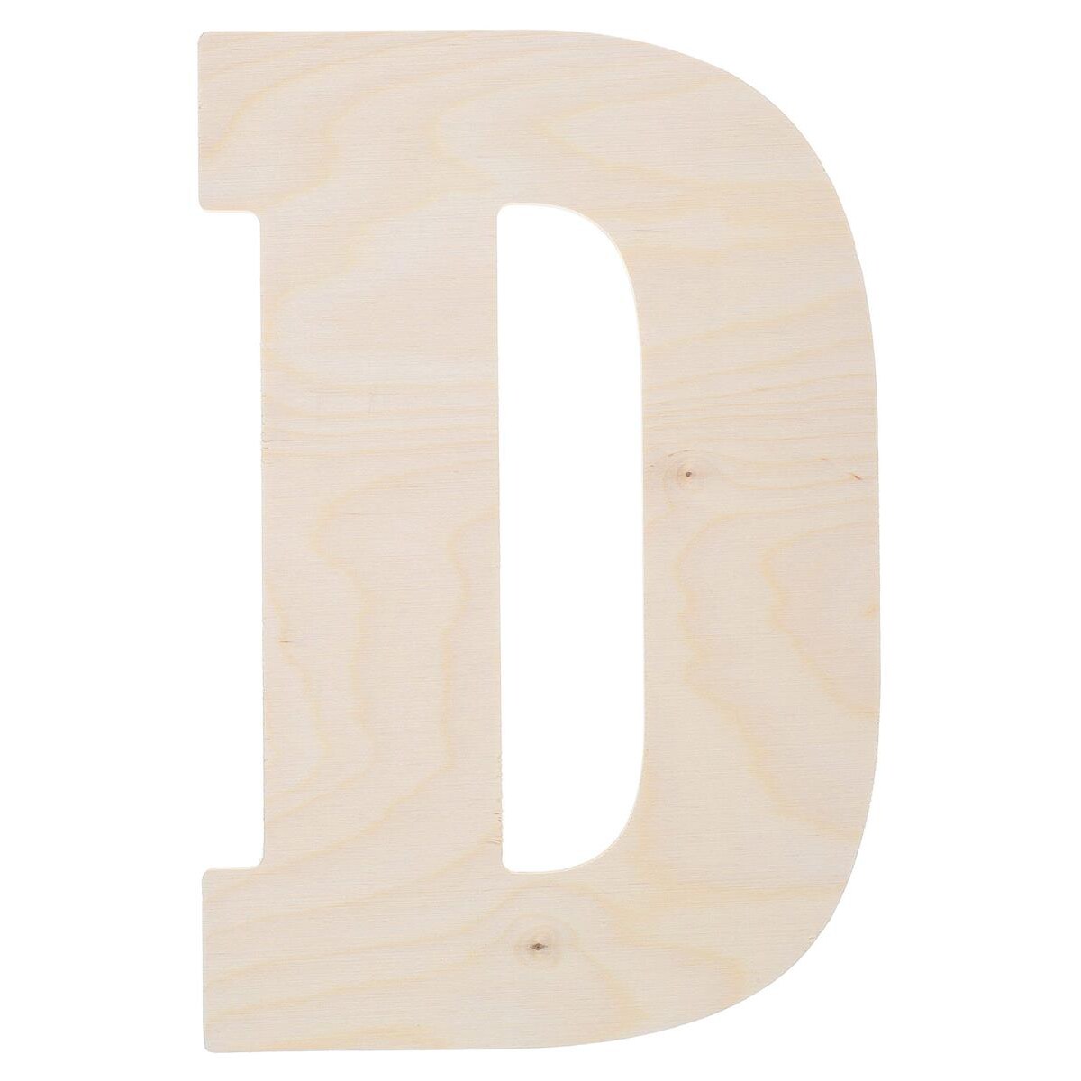 Good Wood By Leisure Arts Letter 13&#x22; D, Wooden Letters, Wood Letters, Wooden Letters Wall Decor, Large Letters 13 Inch, Small For Crafts