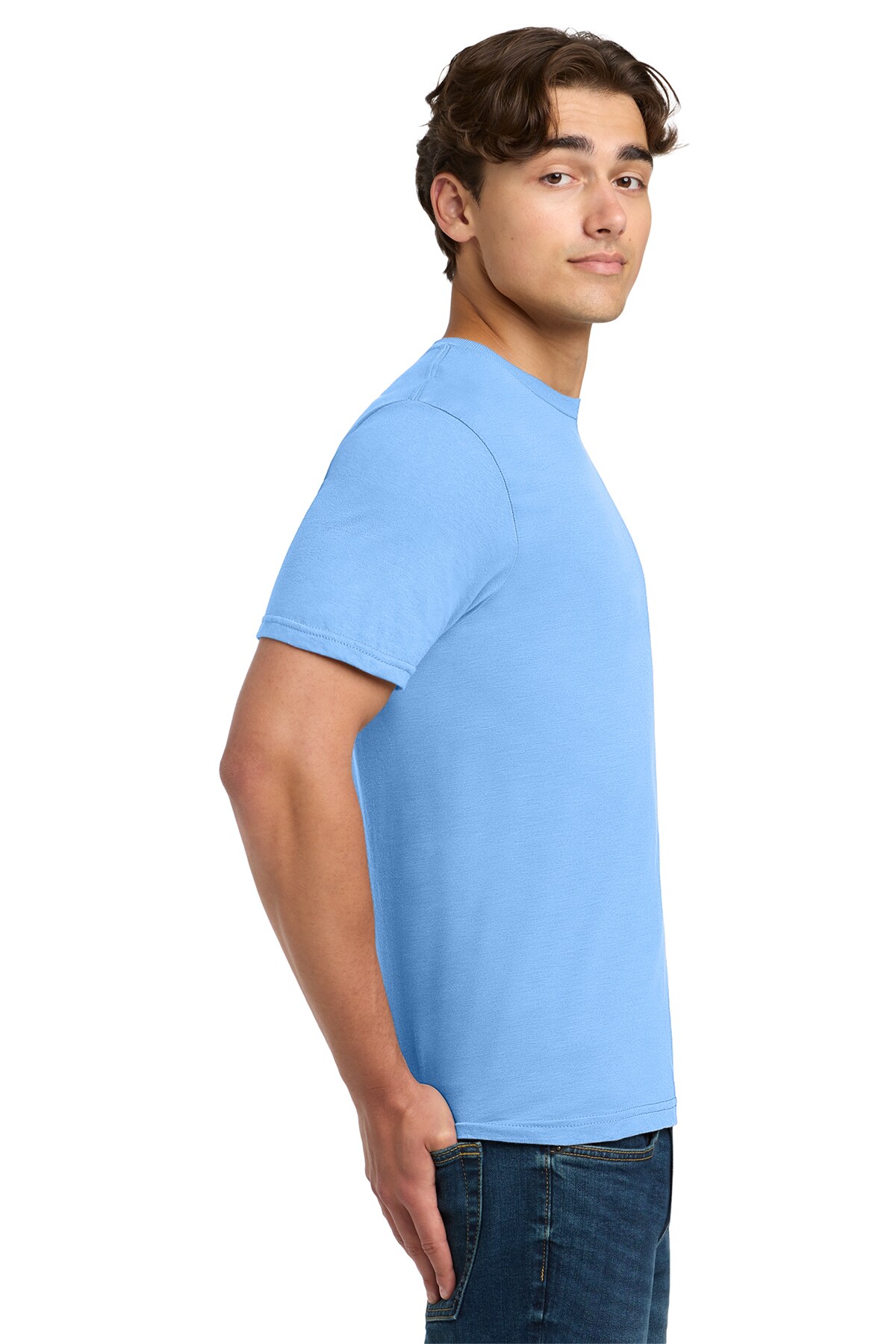 Gildan Heavy Cotton T-Shirt, Crewneck Blank Tees for Crafting