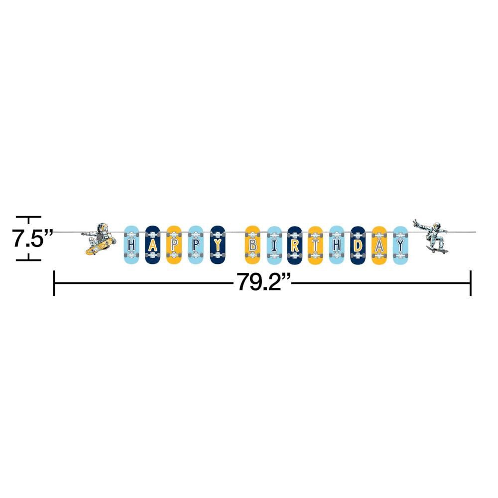 Space Skater Banner w/ Ribbon