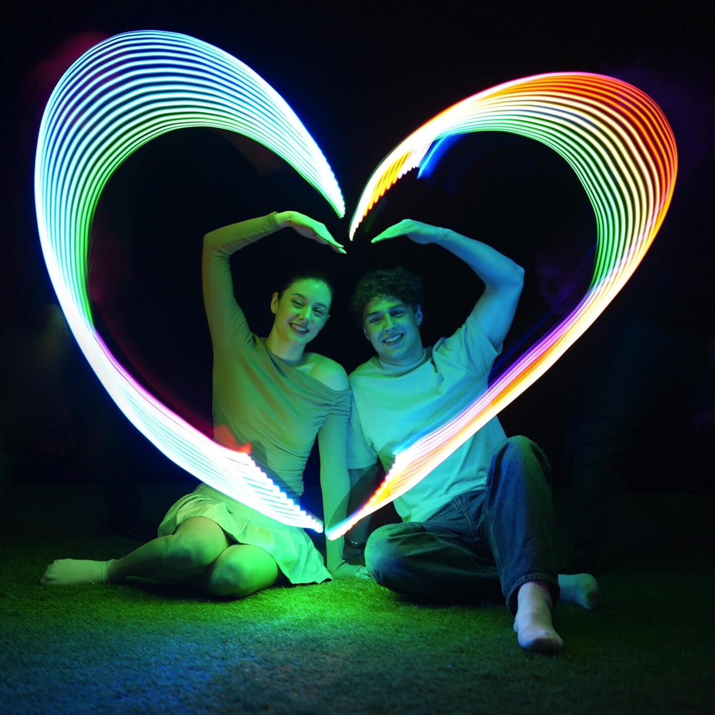 16 Million Color RGB or 12 LEDs, Super Bright, Lost Mode, Auto Light Up, Safe &#x26; Soft, Waterproof, Lightweight frisbee, Birthday, Camping Toy, Easter, Valentine Gift for Kid/Boy/Girl