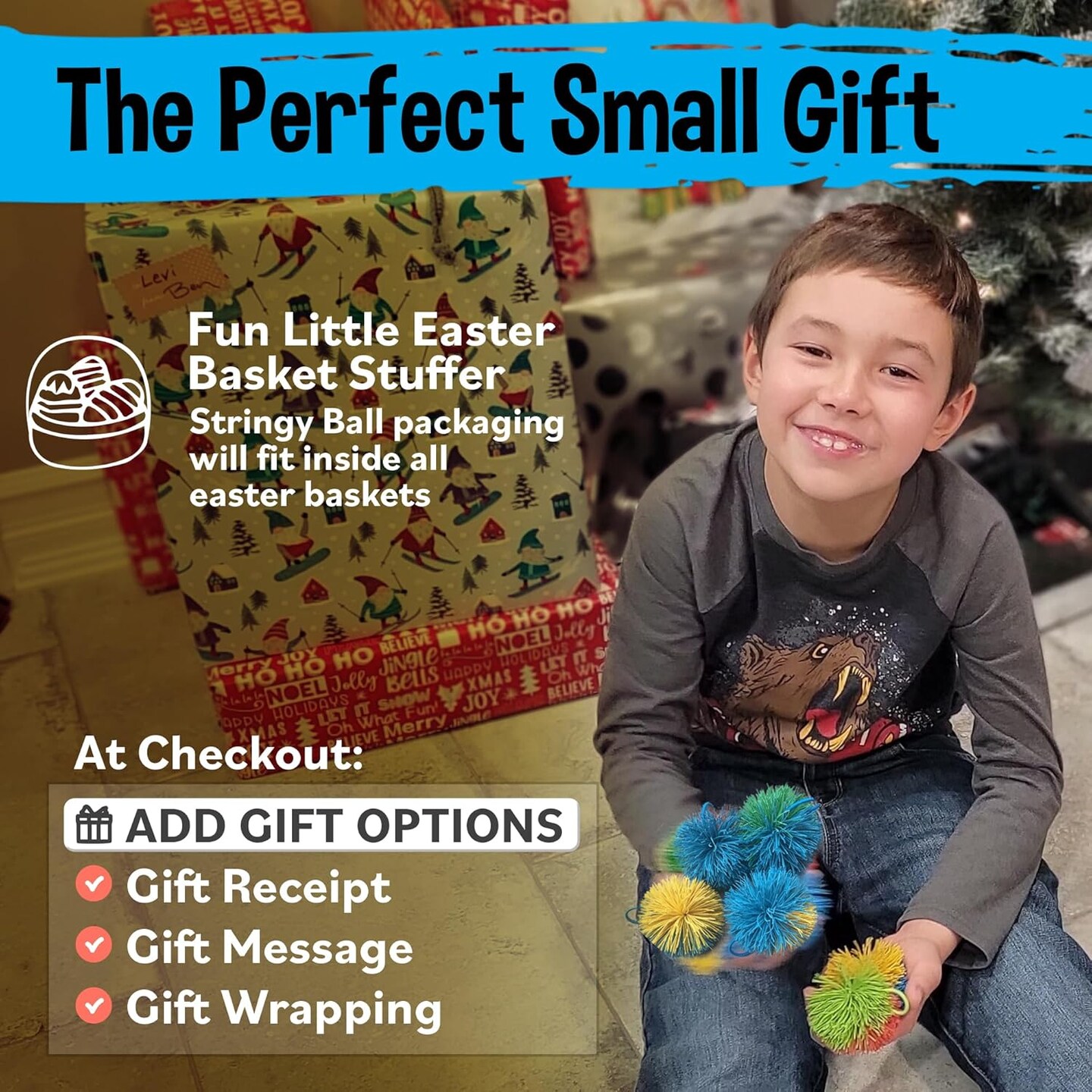 Stringy Balls & Sensory Toys for Kids 8 Pack - Gifts for Kids & Easter Basket Stuffers - 4 5 6 7 8 9 10 + Year Old Gift Ideas - Easter Gifts for Boys & Girls - Kooosh Balls Fidget Toys